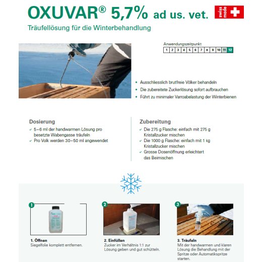 OXUVAR 5.7% - 1000 g