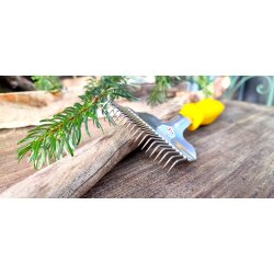 Entdeckelungsgabel Wabenegge -Gelbe plastik mit19...